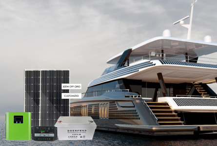 Système d'alimentation solaire pour bateaux